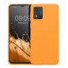 Husa Motorola Moto E13, Portocaliu, Silicon, KWM000018HK007C