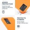 Husa Motorola Moto E13, Portocaliu, Silicon, KWM000018HK007C