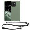 Husa cu jnur Motorola ThinkPhone, Verde deschis, Silicon, KWM0000196O002C