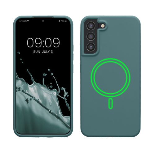 Husa Samsung Galaxy S22 Plus, Verde deschis, Silicon, KWM000021RC002C
