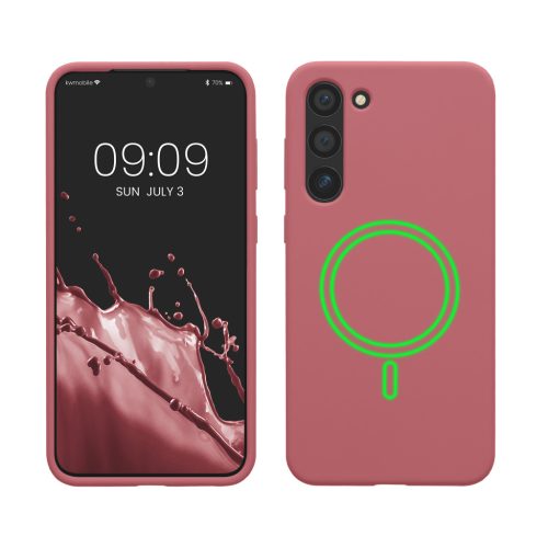 Husa Samsung Galaxy S23 Plus, Roz inchis, Silicon, KWM000021RF002C