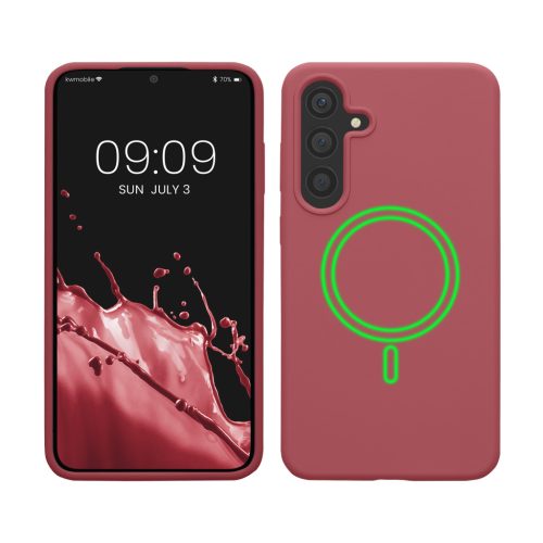 Husa Samsung Galaxy S24 Plus, Roz inchis, Silicon, KWM000021RI002C
