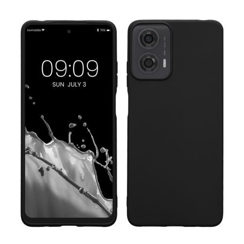Husa Motorola Moto G24/Moto E14/Moto G04, Negru, Silicon, KWM000022RQ001C