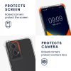 Husa cu jnur Motorola Moto G24/Moto E14/Moto G04, Transparent/Negru, Silicon, KWM000022RS001C