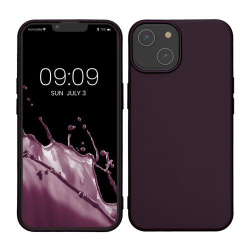 Husa Apple iPhone 14, Violet inchis, Silicon, KWM000022RV005C