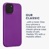 Husa Apple iPhone 15, Violet, Silicon, KWM000022RX004C