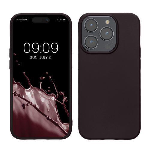 Husa Apple iPhone 15 Pro, Violet inchis, Silicon, KWM000022RY005C