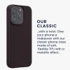 Husa Apple iPhone 15 Pro, Violet inchis, Silicon, KWM000022RY005C