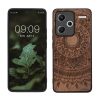 Husa Xiaomi Redmi Note 13 Pro Plus 5G, Maro, Lemn/Silicon, KWM000020KL003C