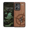Husa Xiaomi Redmi Note 13 Pro Plus 5G, Maro, Lemn/Silicon, KWM000020KL004C