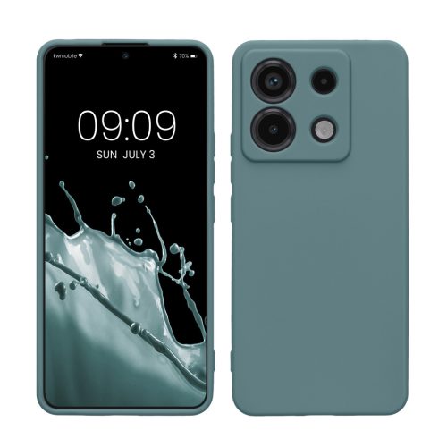 Husa Xiaomi Redmi Note 13 Pro 5G, Verde deschis, Silicon, KWM000020LD012C