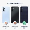 Husa cu jnur Samsung Galaxy A25, Multicolor, Silicon, KWM000021RL001C