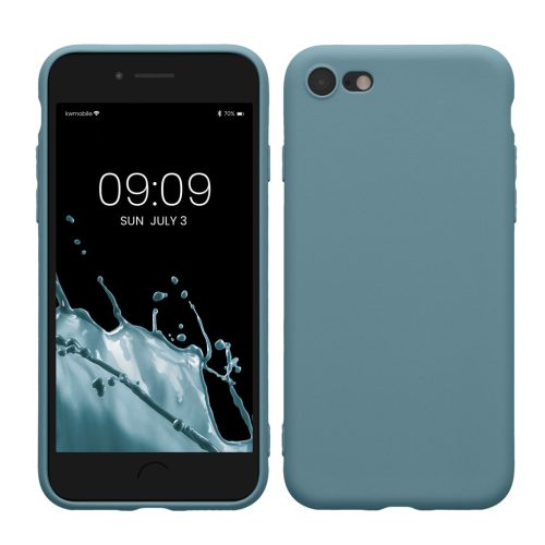 Husa Apple iPhone SE (2022)/iPhone SE (2020)/iPhone 8, Verde, Silicon, KWM0000083F054C