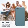 Husa Apple iPhone SE (2022)/iPhone SE (2020)/iPhone 8, Verde, Silicon, KWM0000083F054C