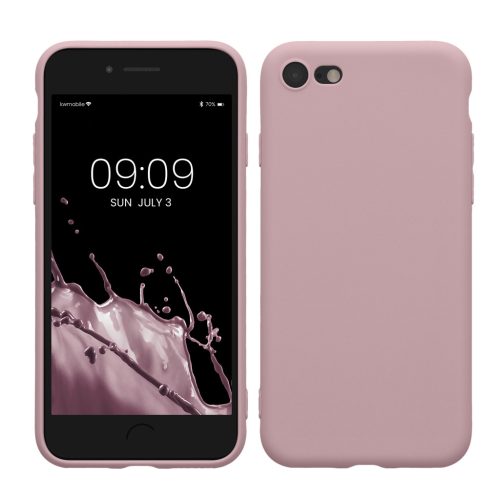 Husa Apple iPhone SE (2022)/iPhone SE (2020)/iPhone 8, Mov deschis, Silicon, KWM0000083F055C