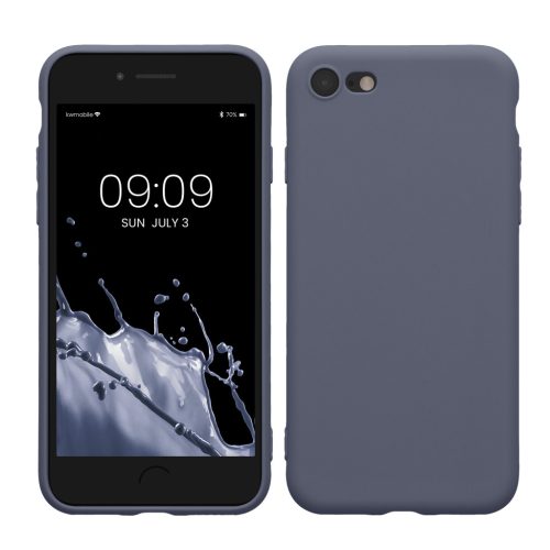 Husa Apple iPhone SE (2022)/iPhone SE (2020)/iPhone 8, Gri, Silicon, KWM0000083F056C