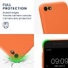 Husa Apple iPhone SE (2022)/iPhone SE (2020)/iPhone 8, Portocaliu, Silicon, KWM0000083F058C