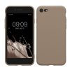Husa Apple iPhone SE (2022)/iPhone SE (2020)/iPhone 8, Bej, Silicon, KWM0000083F060C