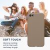Husa Apple iPhone SE (2022)/iPhone SE (2020)/iPhone 8, Bej, Silicon, KWM0000083F060C