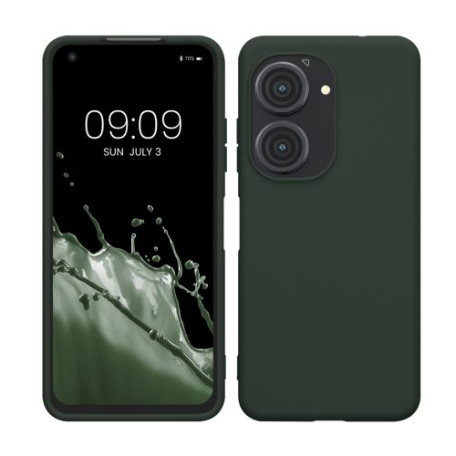 Husa Asus Zenfone 10/Zenfone 9, Verde inchis, Silicon, KWM0000171G008C