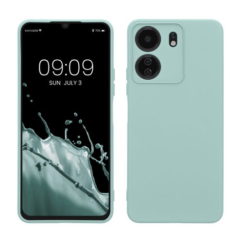 Husa Xiaomi Poco C65/Redmi 13C, Verde deschis, Silicon, KWM000020KN005C