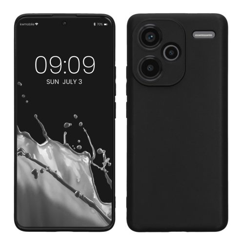 Husa Xiaomi Redmi Note 13 Pro Plus 5G, Negru, Silicon, KWM000020OF001C