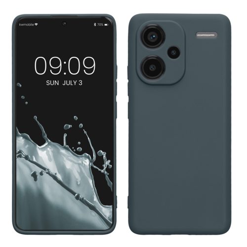 Husa Xiaomi Redmi Note 13 Pro Plus 5G, Verde inchis, Silicon, KWM000020OF004C