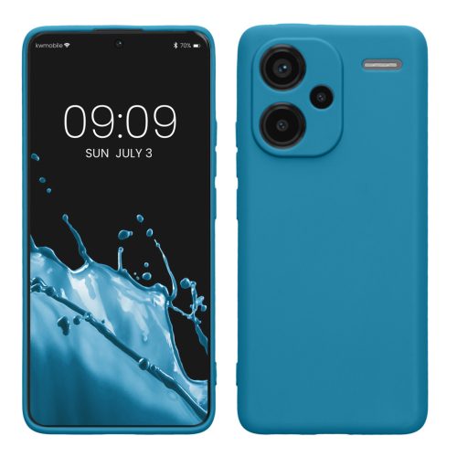 Husa Xiaomi Redmi Note 13 Pro Plus 5G, Albastru, Silicon, KWM000020OF005C