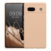 Husa Google Pixel 7a, Crem, Silicon, KWM000019YF030C
