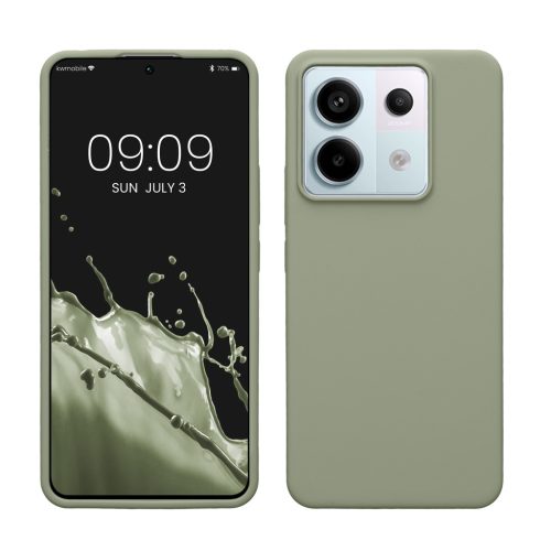 Husa Xiaomi Redmi Note 13 Pro 5G, Verde deschis, Silicon, KWM000020LF007C