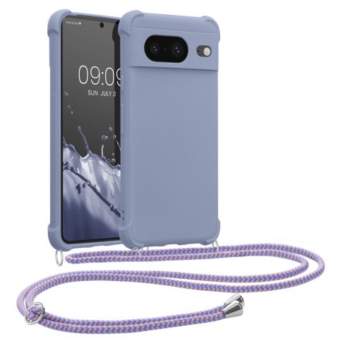 Husa cu jnur Google Pixel 8, Albastru, Silicon, KWM0000208T006C