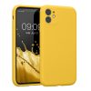 Husa Apple iPhone 11, Galben, Silicon, KWM000016XQ012C