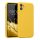 Husa Apple iPhone 11, Galben, Silicon, KWM000016XQ012C