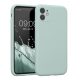 Husa Apple iPhone 11, Verde deschis, Silicon, KWM000016XQ014C