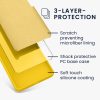 Husa Xiaomi Redmi Note 13 Pro Plus 5G, Galben, Silicon, KWM000020KH011C