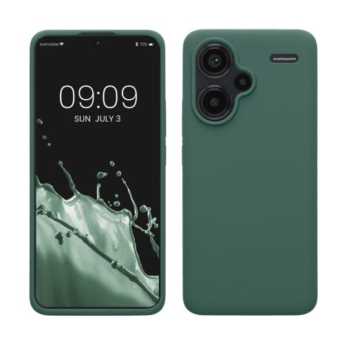 Husa Xiaomi Redmi Note 13 Pro Plus 5G, Verde, Silicon, KWM000020KH012C