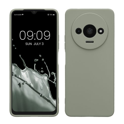 Husa Xiaomi Redmi A3, Verde deschis, Silicon, KWM000020ON002C