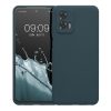 Husa Motorola Moto G73, Verde inchis, Silicon, KWM000018HA008C