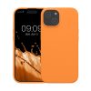 Husa Apple iPhone 15, Portocaliu, Silicon, KWM000020CA007C