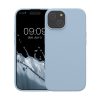 Husa Apple iPhone 15, Albastru deschis, Silicon, KWM000020CA008C