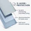 Husa Apple iPhone 15, Albastru deschis, Silicon, KWM000020CA008C