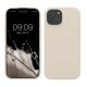 Husa Apple iPhone 15, Crem, Silicon, KWM000020CA009C