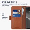 Husa Samsung Galaxy S10, Roz deschis/Maro, Textil/Silicon, KWM000021SD001C