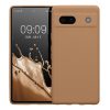 Husa Google Pixel 7a, Crem, Silicon, KWM000019YF033C