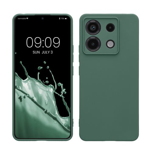 Husa Xiaomi Redmi Note 13 Pro 5G, Verde, Silicon, KWM000020LD018C