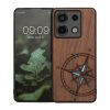 Husa Xiaomi Redmi Note 13 Pro 5G, Maro, Lemn/Silicon, KWM000020MN003C