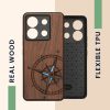 Husa Xiaomi Redmi Note 13 Pro 5G, Maro, Lemn/Silicon, KWM000020MN003C