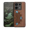 Husa Xiaomi Redmi Note 13 Pro 5G, Maro, Lemn/Silicon, KWM000020MN004C