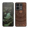Husa Xiaomi Redmi Note 13 Pro 5G, Maro, Lemn/Silicon, KWM000020MN005C