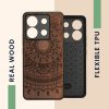 Husa Xiaomi Redmi Note 13 Pro 5G, Maro, Lemn/Silicon, KWM000020MN005C
